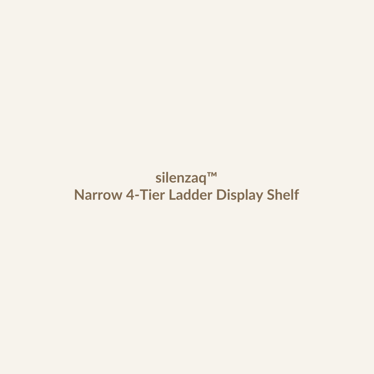 π πππππ§ππβ’ Narrow 4-Tier Ladder Display Shelf β Freestanding Bookshelf & Plant Stand main product image