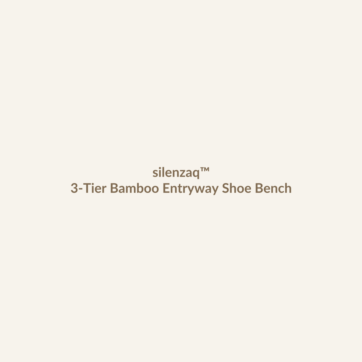 π πππππ§ππβ’ 3-Tier Bamboo Entryway Shoe Bench β Natural Shoe Rack Organizer main product image
