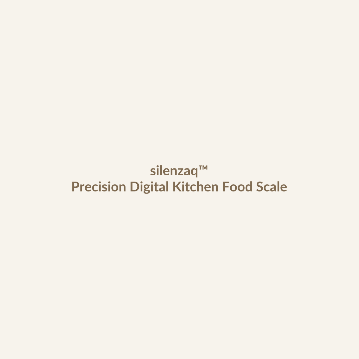 𝑠𝑖𝑙𝑒𝑛𝑧𝑎𝑞™ Precision Digital Kitchen Food Scale – Stainless Steel Scale with Tare main product image